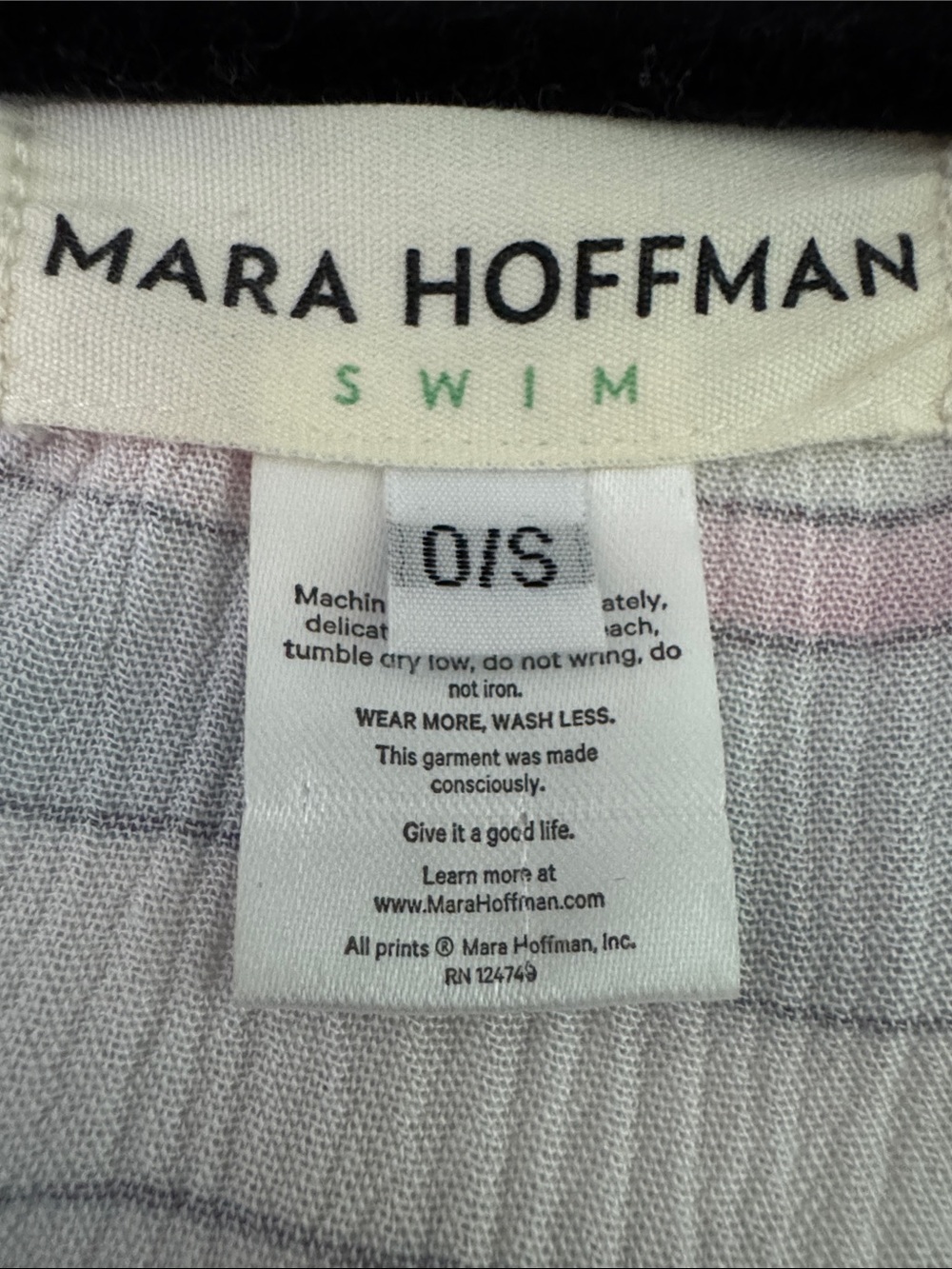 Mara Hoffman Swim One Shoulder Dashiki Waves Caftan Cover-Up OS One Size - Picture 11 of 12